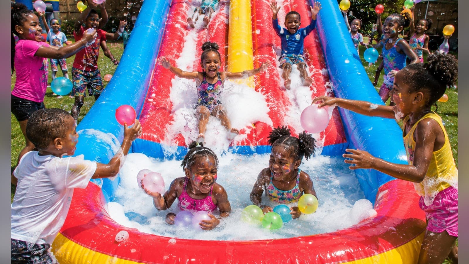 Water Bubble Package — Face Painting, Slide & Foam Fun | ECD Colour Run Tour & Entertainment profile photo